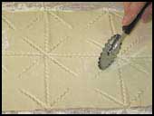 Cortamos en cruz sin llegar al centro